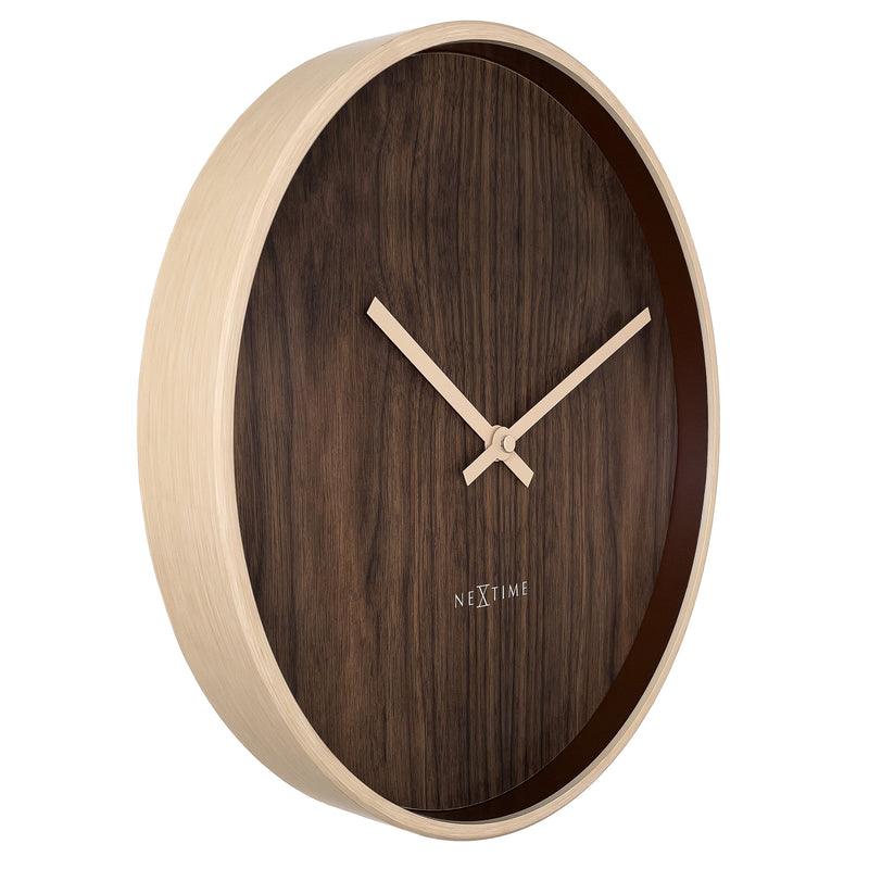 Wall Clock; Silent Clock; Designer Clock; Gift; NeXtime; Stylish Clock; Modern Clock; White dial face; Arabic Index; Home Décor;