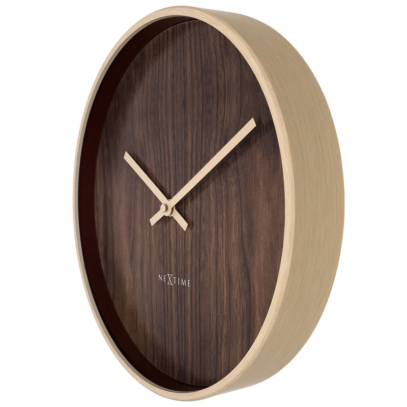 Wall Clock; Silent Clock; Designer Clock; Gift; NeXtime; Stylish Clock; Modern Clock; White dial face; Arabic Index; Home Décor;