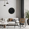 Wall Clock; Silent Clock; Designer Clock; Gift; NeXtime; Stylish Clock; Modern Clock; Black dial face; Arabic Index; Home Décor;