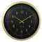 Wall Clock; Silent Clock; Designer Clock; Gift; NeXtime; Stylish Clock; Modern Clock; Black dial face; Arabic Index; Home Décor;