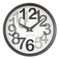 Wall clock 30cm-Silent-Plastic-NeXtime 'Big Number'