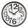 Wall clock 30cm-Silent-Plastic-NeXtime 'Big Number'