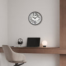 Wall clock 30cm-Silent-Plastic-NeXtime 'Big Number'