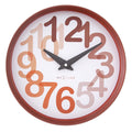 Wall clock 30cm-Silent-Plastic-NeXtime 'Big Number'