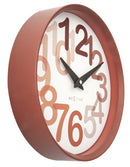 Wall clock 30cm-Silent-Plastic-NeXtime 'Big Number'