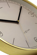 Wall clock 30cm-Silent-Aluminium-NeXtime 'Nova'
