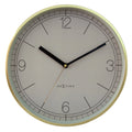 Wall clock 30cm-Silent-Aluminium-NeXtime 'Nova'