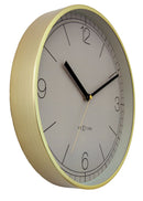 Wall clock 30cm-Silent-Aluminium-NeXtime 'Nova'