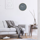 Wall clock 30cm-Silent-Aluminium-NeXtime 'Nova'