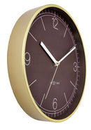 Wall clock 30cm-Silent-Aluminium-NeXtime 'Nova'