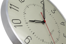 Wall clock 30.5cm-Silent-Aluminium-NeXtime 'Rotterdam'