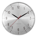 Wall clock 30.5cm-Silent-Aluminium-NeXtime 'Frankfurt'