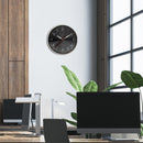 Wall clock 30.5cm-Silent-Aluminium-NeXtime 'Frankfurt'