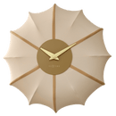 Wall clock 50cm-Silent-Fabric/Metal-NeXtime 'Ultimo'