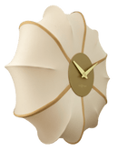 Wall clock 50cm-Silent-Fabric/Metal-NeXtime 'Ultimo'