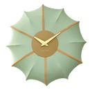 Wall clock 50cm-Silent-Fabric/Metal-NeXtime 'Ultimo'