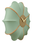 Wall clock 50cm-Silent-Fabric/Metal-NeXtime 'Ultimo'