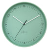 Wall clock; Silent clock; Designer clock; Gift; Modern clock; NeXtime; Minimalist; Scandinavian; Urban; Neutral; Workplace; Green ; #color_mint