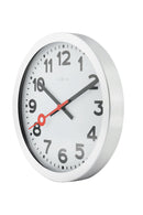 Wall clock/ Table clock - Aluminum - 'Station Numbers'