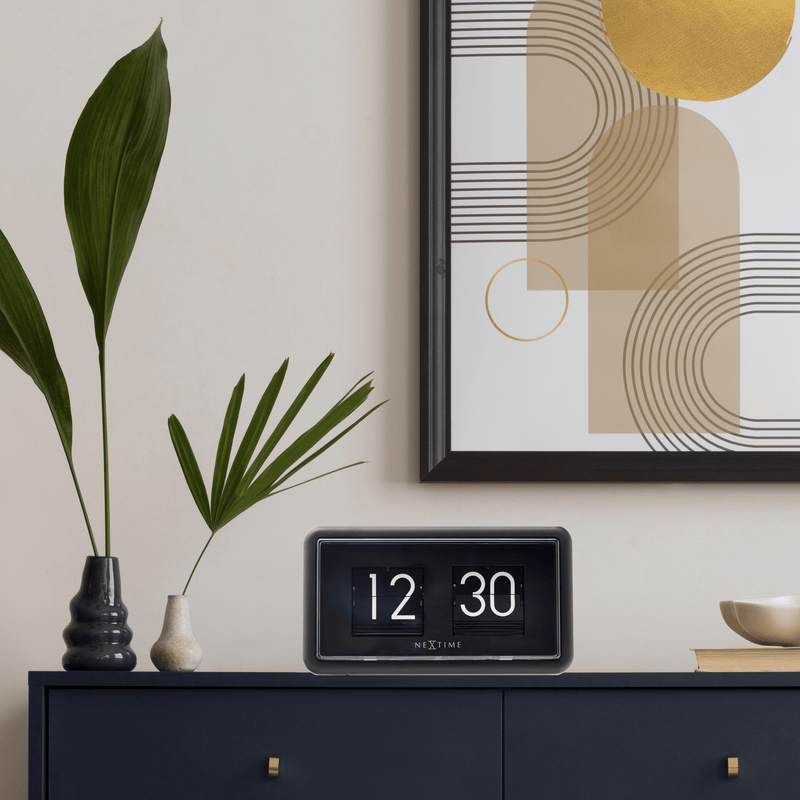 The NeXtime "Flip Clock" has a classic and authentic design with a cool retro look.