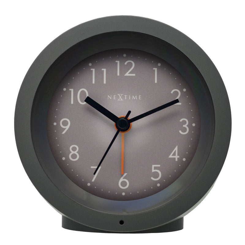 Table Alarm Clock 10.5cm x 3.6cm-Silent-Light Dial-NeXtime "Circle"