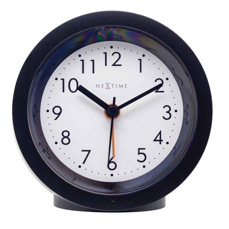 Table Alarm Clock 10.5cm x 3.6cm-Silent-Light Dial-NeXtime "Circle"