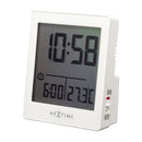 Digitale Tafelwekker 7.7x8.9x3cm-RCC-ABS-NeXtime-"Wake Up"