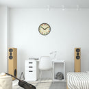 Wall Clock 35cm-Silent-Black/Multicolour-ABS- nXt 'Bit'