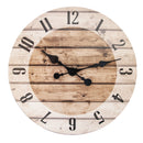 Horloge murale - 55 cm - Bois - Marron - 'Nadir'