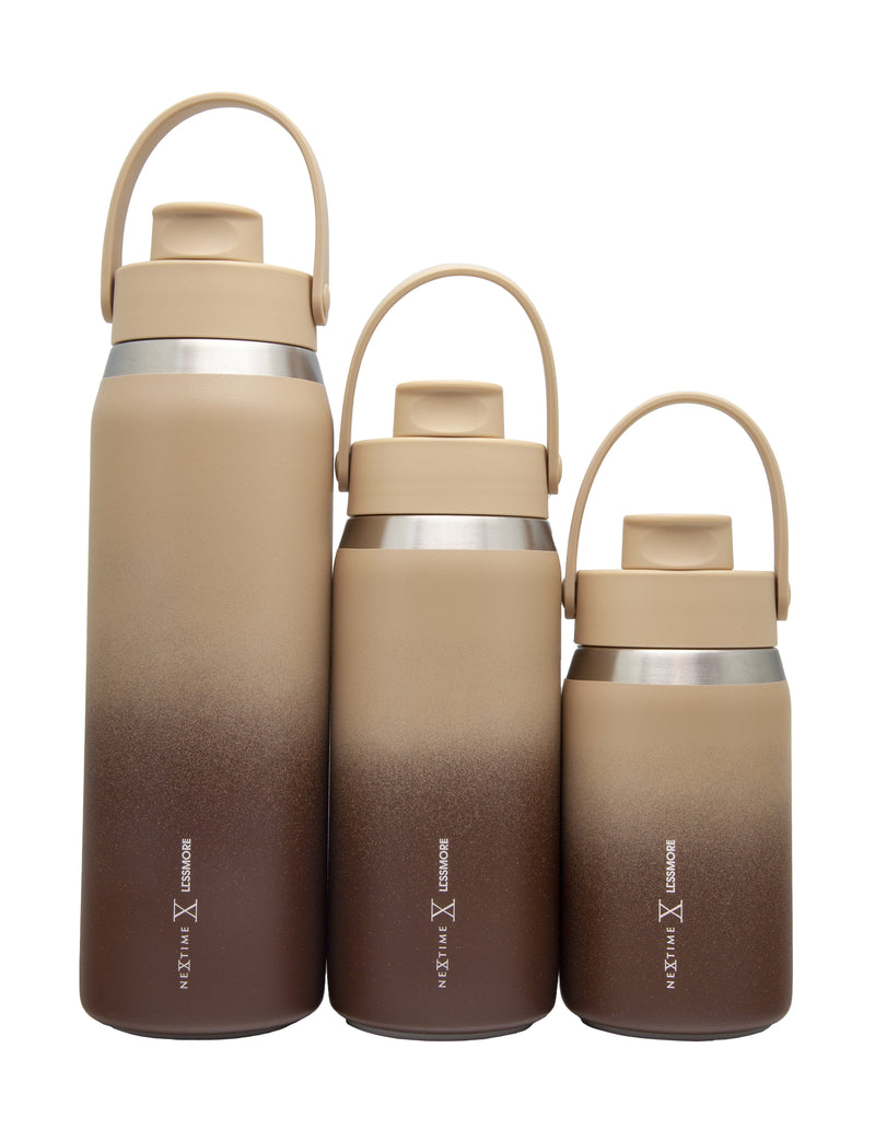 Thermal Drinkware – Canvas Bottle - Chocolate Brown colour