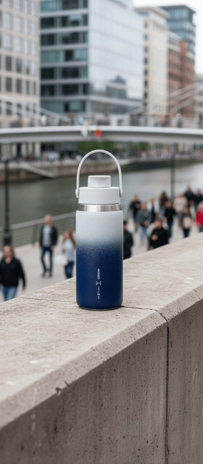 Easy Minimal – Thermosfles – Middernachtblauw