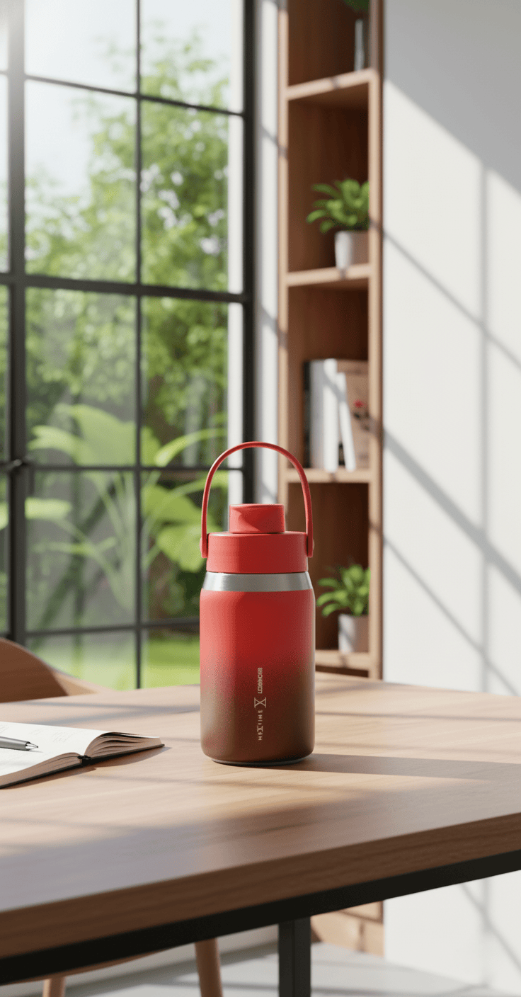 Easy Minimal – Thermosfles – Royal Red