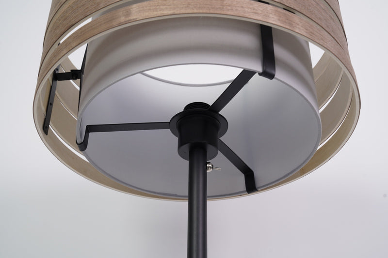 Floor Lamp Stand (for Beam lamp) 157x35 cm -Metal-Black "Beam"