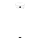 Floor Lamp Stand (Universal E27) 157x35 cm -Metal-Black "Beam"