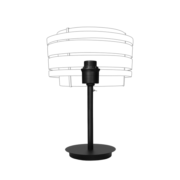 Tafellamp Standaard (voor Beam lamp) 35x20cm - Metaal - Zwart "Beam"