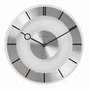 Wandklok - 31 cm - Glas - 'Retro'.