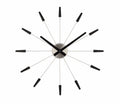 NeXtime Plug Inn oversized designer metal wall clock, unique home decor #color_black