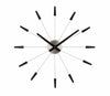 NeXtime Plug Inn oversized designer metal wall clock, unique home decor #color_black