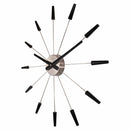 Horloge murale silencieuse - Vintage - 58cm - Acier inoxydable - 'Plug Inn'