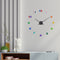 Wall clock - 48 x 3 cm - Aluminum - 'Small Hands'