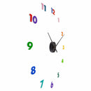 Wall clock - 48 x 3 cm - Aluminum - 'Small Hands'