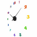 Wall clock - 48 x 3 cm - Aluminum - 'Small Hands'