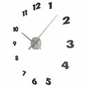 Horloge murale - 48 x 3 cm - Aluminium - 'Small Hands'