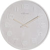 Front Picture 3095WI,Wood Wood Big,Wall clock,High Torque,Wood,White,#size_53cm
