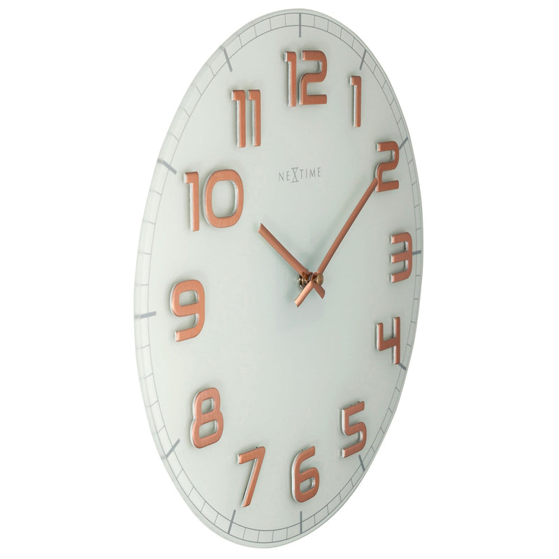 Wall clock - 50 x 3.5 cm - Glass   'Classy Large'