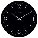 Wall clock -  35 cm  - Dome Glass - 'Basic Dome'