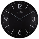 Wall clock 35cm-Radio Controlled (DCF)-Dome Glass- "Atomic"