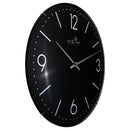 Wall clock 35cm-Radio Controlled (DCF)-Dome Glass- "Atomic"