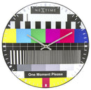 Front Picture 3162,Testpage Dome,Wall clock,Silent,Glass,Multicolor