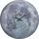 Front Picture 3164,Moon Dome,Wall clock,Silent,Glass,Blue